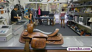 OMG! Cute Amateur Brunette Anal Fucked By Nasty Pawn Dude!