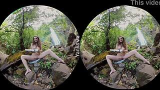 endza loves yanking her pussy in vr?