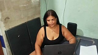 i saw this colombian chubby teen get horny with her stepdad and make him horny too