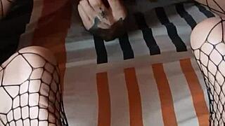 Foot Fetish Fucking and Cumming on Socks with JuanLatino