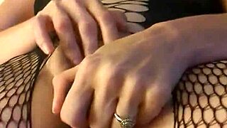 Cody roy giving danielle roy the best time of her night watch as she comes everywhere in fishnet lingerie