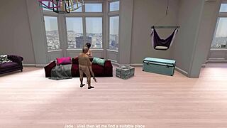 Young Brunette Meets Grandfather at Edmond’s Home for Web Chat and Old-Young Creampie Action