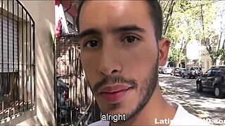 ugh, i’m like so nervous bout my first gay sex with this latino twink stranger for cash in pov...