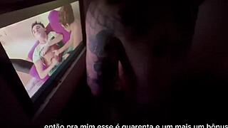 Bearded man sucks 41 cocks with bonus blowjobs in full video