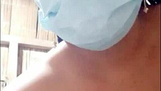 Stepmother Discovers My Love for Mature Porn and Seductively Sends Video of Her Natural Tits and Sexy Pussy