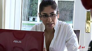 agedlove trio gets rough with sam bourne's cock