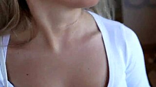 Beautiful Davcina gives deepthroat blowjob outdoors.