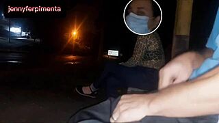 seriously, dare i flash my dick to this young chick at the bus stop? how’s she gonna react?! 😳