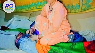 Raw Indian Brother-Sister Action in Salwar Kameez with Hindi Voice