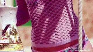 Tan girlfriends enjoy outdoor fun and steamy sex. Want to join us?