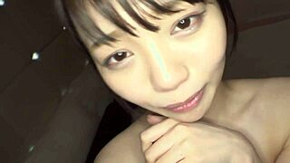 yo, this japanese teen gets pounded doggystyle hard!