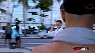 i fucked the cute brazilian twink in doggystyle, he bent over for it