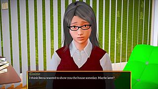 Exploring My New Family in Erotic Hentai Game