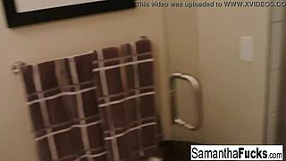 samantha saint home movie morning fun with big tits blonde masturbation pussy nude babe boobs solo tits