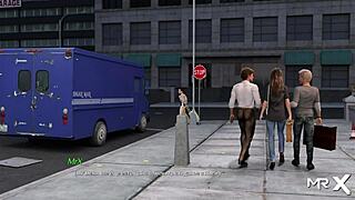 Acting Lessons Girlfriend Kisses Girlfriend In 3d Anime Game