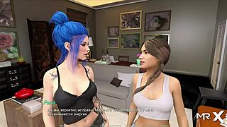 Acting Lessons Girlfriend Kisses Girlfriend In 3d Anime Game