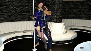 Beauty Officer Gets Hardcore Doggystyle in 3D Animation Part 02