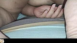 Just banging her tight Latina pussy, getting it all wet with my cock.