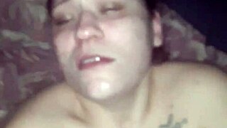 She loves sucking monster cock while fucking herself wet.