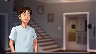 Jamie Showers Seductively