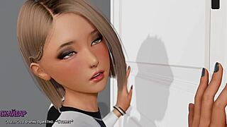 Complete Gameplay - Ripples Part 12 Shows MILF Teacher in Clothes-Ripping Ball Licking Action