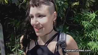 pounding tattooed latina amateur for a few bucks 💰🔥