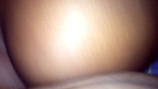 ebony lesbian rides strap reverse cowgirl