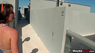 Amateur Brunette Has First Anal Adventure Evelyn Lacie 2