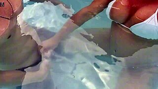 He aroused me by touching my clit in the pool.