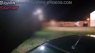 Bruna enjoys a night out at Luxuria nightclub's parking lot