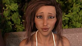 Wow, look at that big butt on the amateur anal teen!