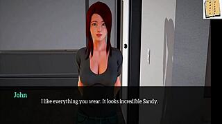 my new family 195: redhead erotic hentai game with big tits