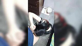 colombian latina getting deep penetration and rich blowjobs in pov