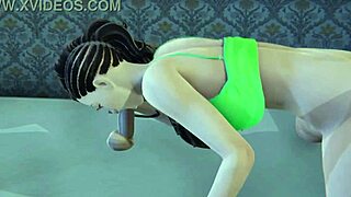 Laura Matsuda Emotionally Sucks Big Cock in 3D Porn