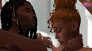 I saw mae fucking her step-brother moriah in the shower early morning