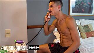 I feel the gifted technician's touch in our gay session