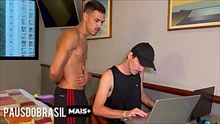 I feel the gifted technician's touch in our gay session
