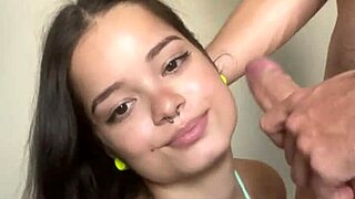 lambuzei os peitos da debora prado com uma gozada gostosa depois do boquete profundo dela no meu pau grande