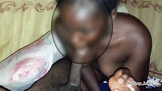 Landlord's son fucks sexyblackpumpkin in bedroom for rent.