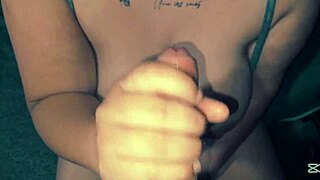 BBW Receives Cum All Over Her Big Natural Tits In Homemade Scene