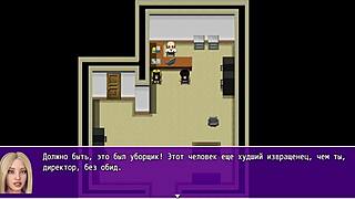 angelica origins remake part 10 shows teen coed in wild office action