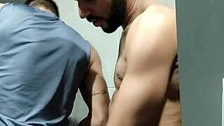 Guy stared at me in GYM, took him to bathroom and MADE HIM SUCK