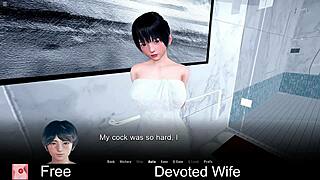 Devoted wife stars in erotic 3D anime fantasy