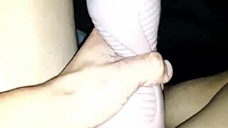 Breaking In My New Tight Toy Pussy with Force