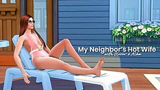 Man, my neighbor's hot wife looks unreal in 3D hentai preview