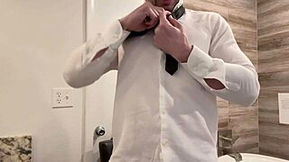 i prepare my muscular body for porn shooting backstage, feeling every inch