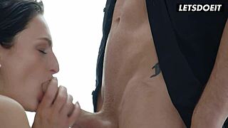 Horny Czech Girlfriend Takes Deep Pounding in Tight Pussy