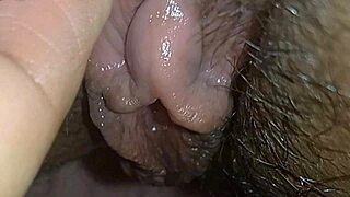 Her Latina pussy was dripping wet during homemade teasing.