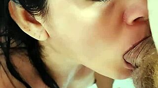 Novinha Sucks Hard While Parents Sleep Nearby!