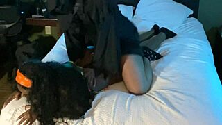 Cheerleading getting plowed by monster cock